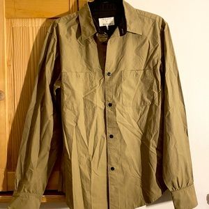 Roasted Almond Rag & Bone Dress Shirt (M)